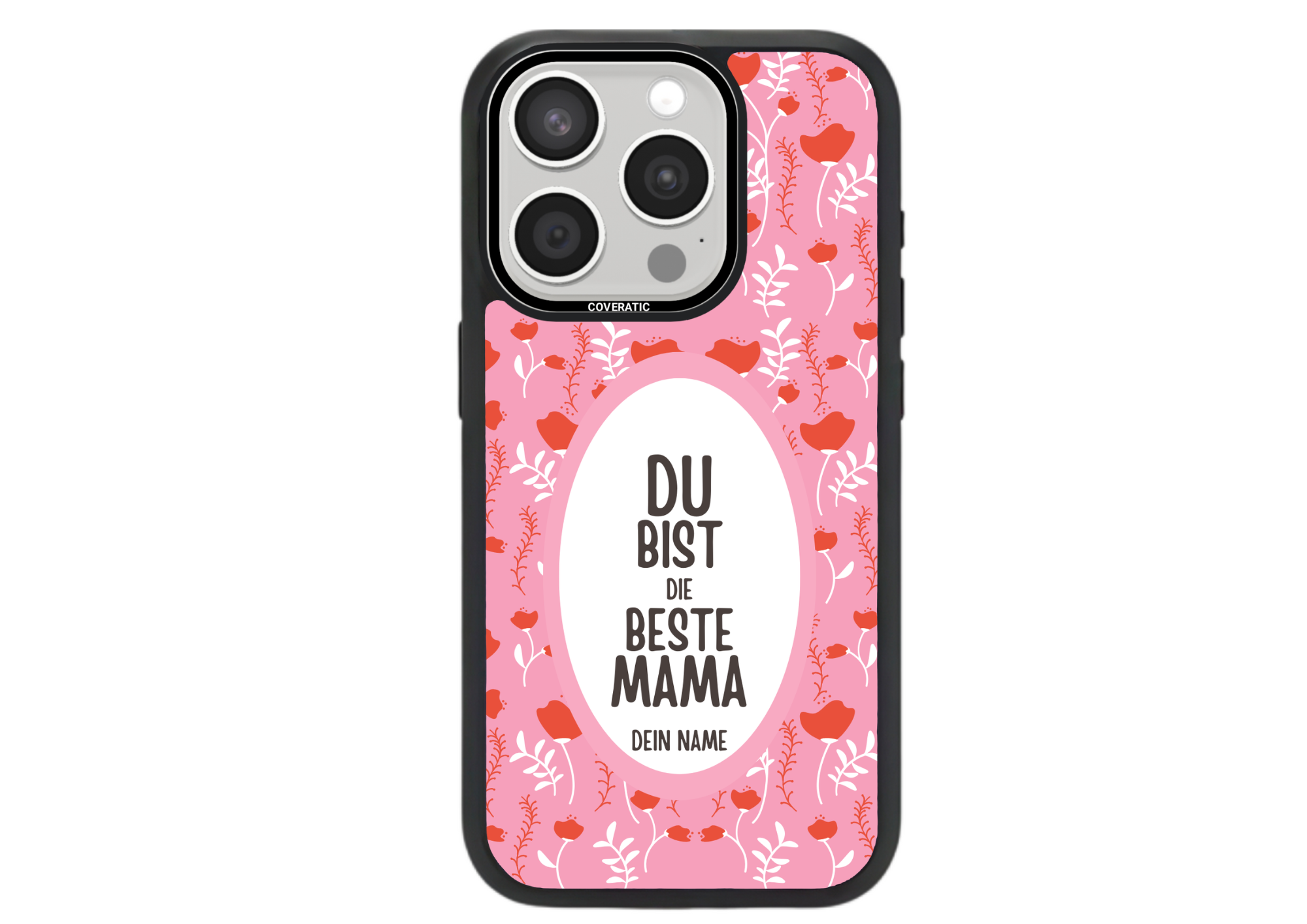 Personalisierte Handyhülle – Du bist beste Mama Name - Pro Shock