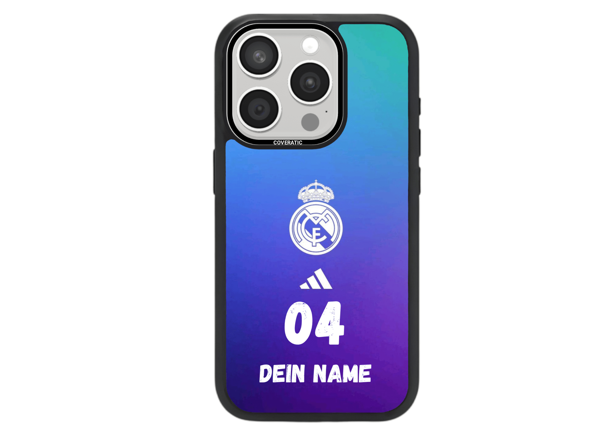 Handyhülle Real Madrid Dein Name - Pro Shock - COVERATIC