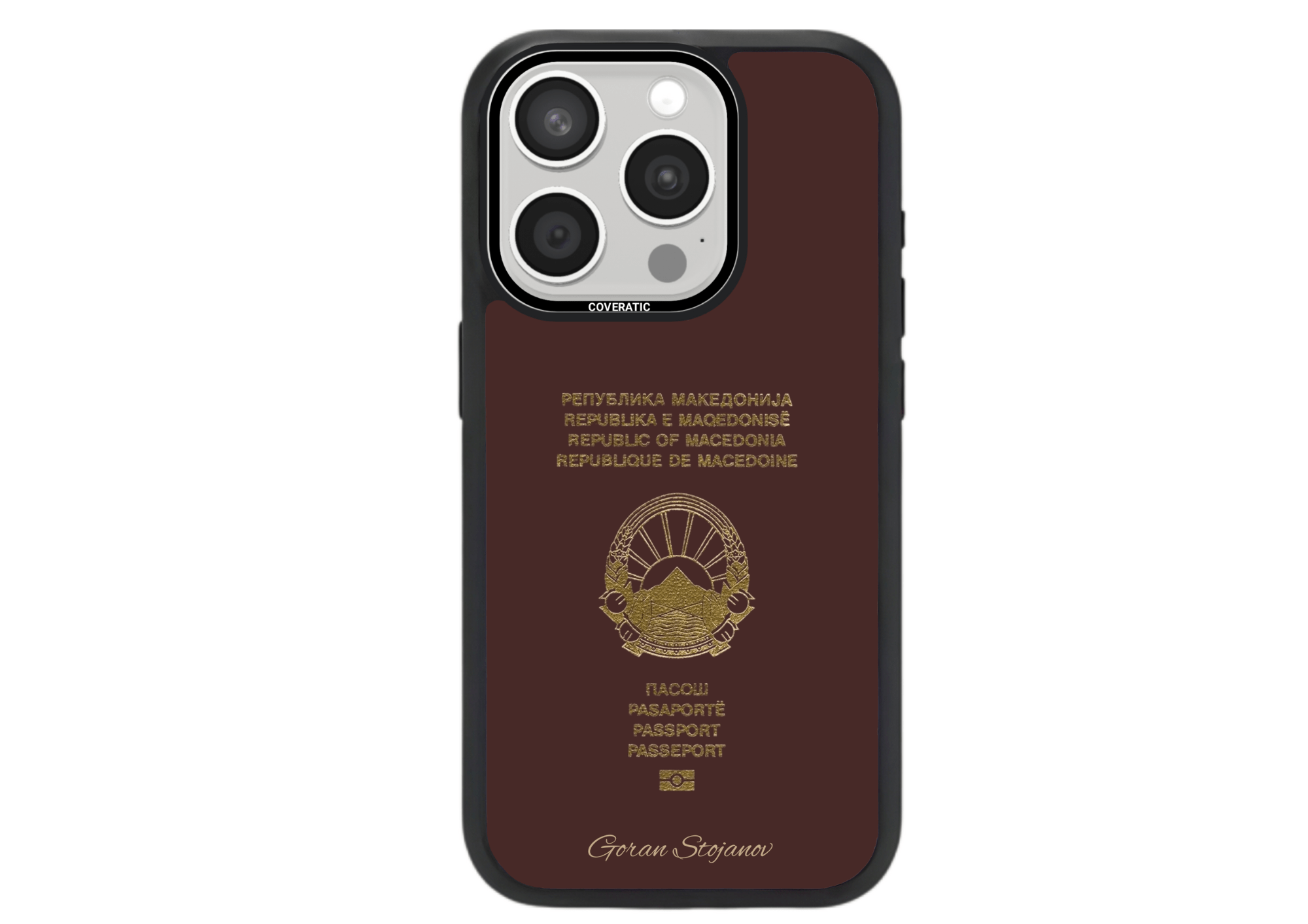 Handyhüllen mit Reisepass Macedonia - Pro Shock - COVERATIC