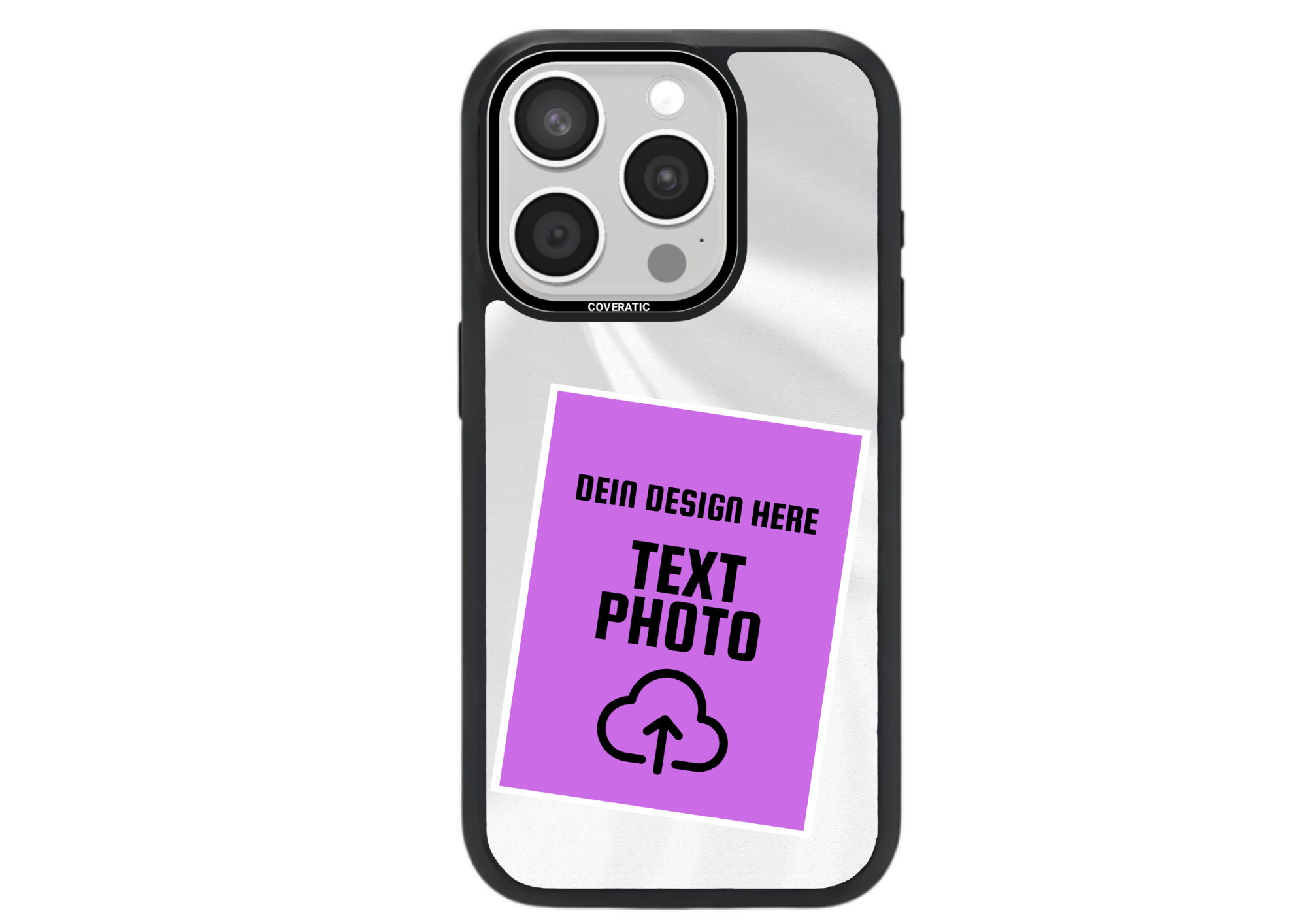 Personalisierte Handyhülle mit 1 Foto – Pro Shock - COVERATIC