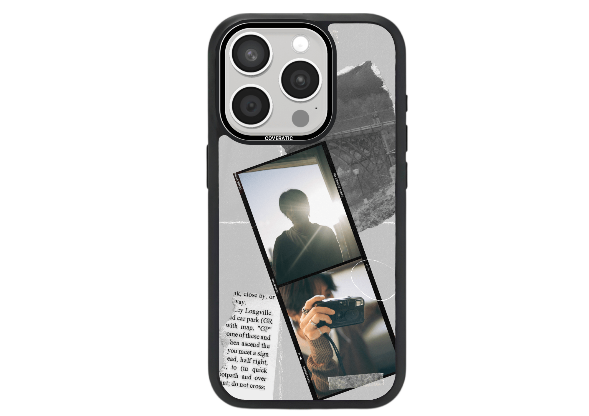 Personalisierte Handyhülle mit 2 Fotos – Pro Shock - COVERATIC