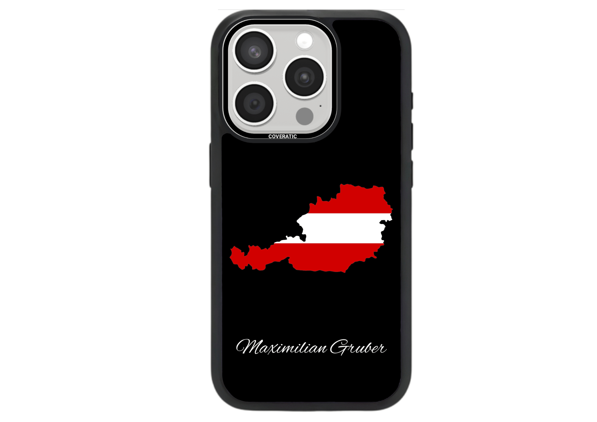 Personalisierte Handyhülle mit Land Flaggen Austria – Pro Shock - COVERATIC