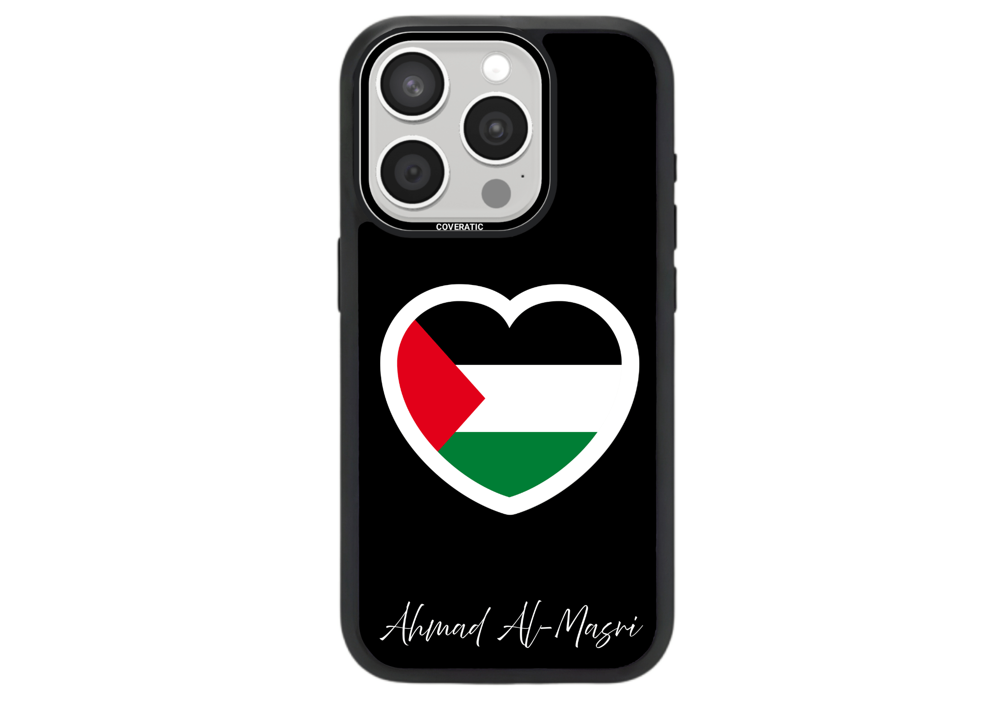 Personalisierte Handyhülle mit Land Flaggen Palästina– Pro Shock - COVERATIC