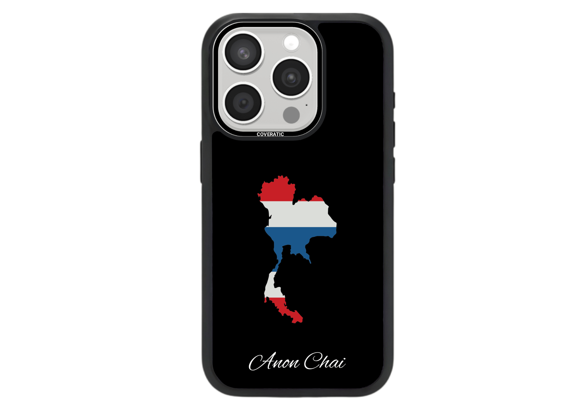 Personalisierte Handyhülle mit Land Flaggen Thailand – Pro Shock - COVERATIC