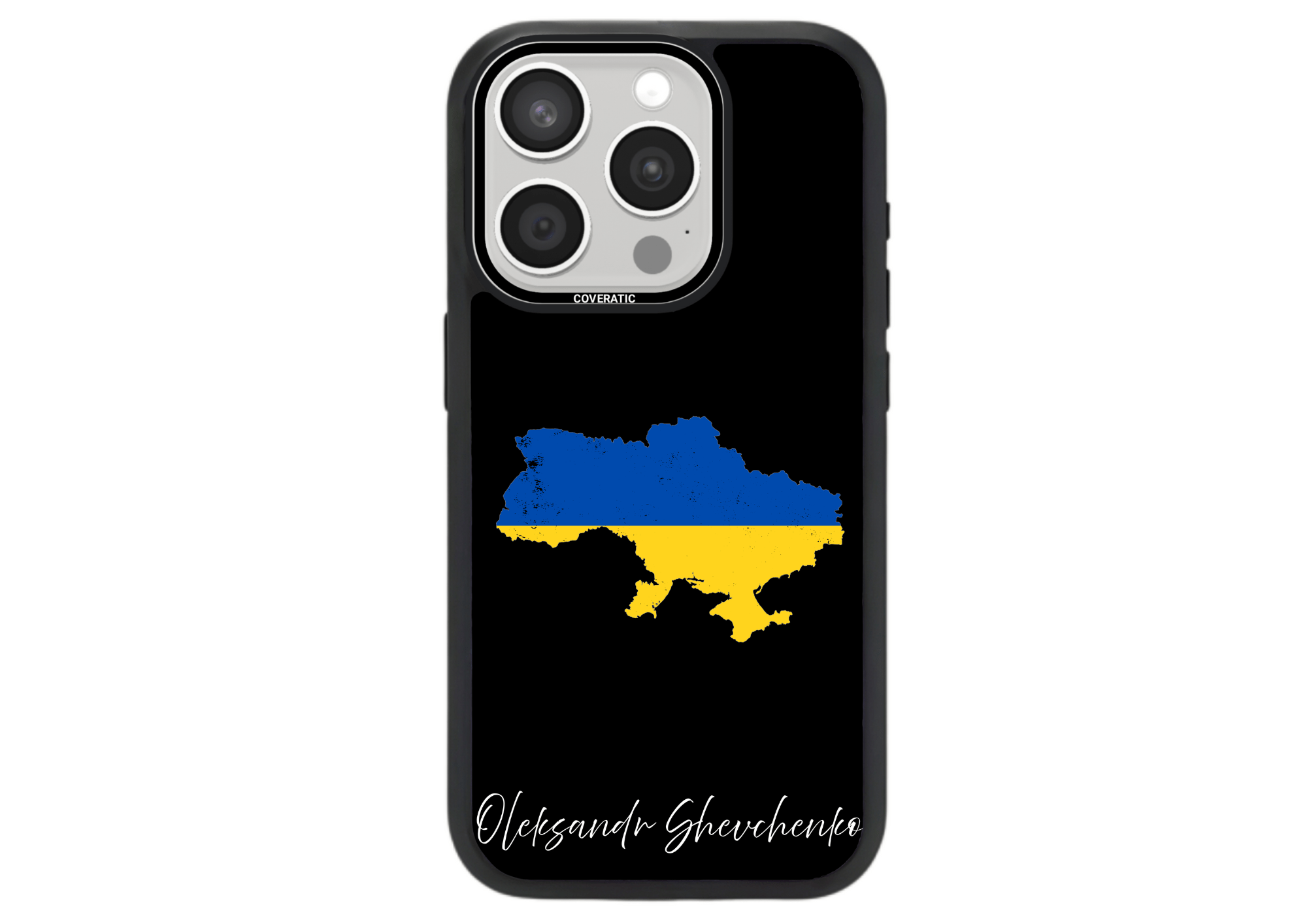 Personalisierte Handyhülle mit Land Flaggen Ukraine– Pro Shock - COVERATIC