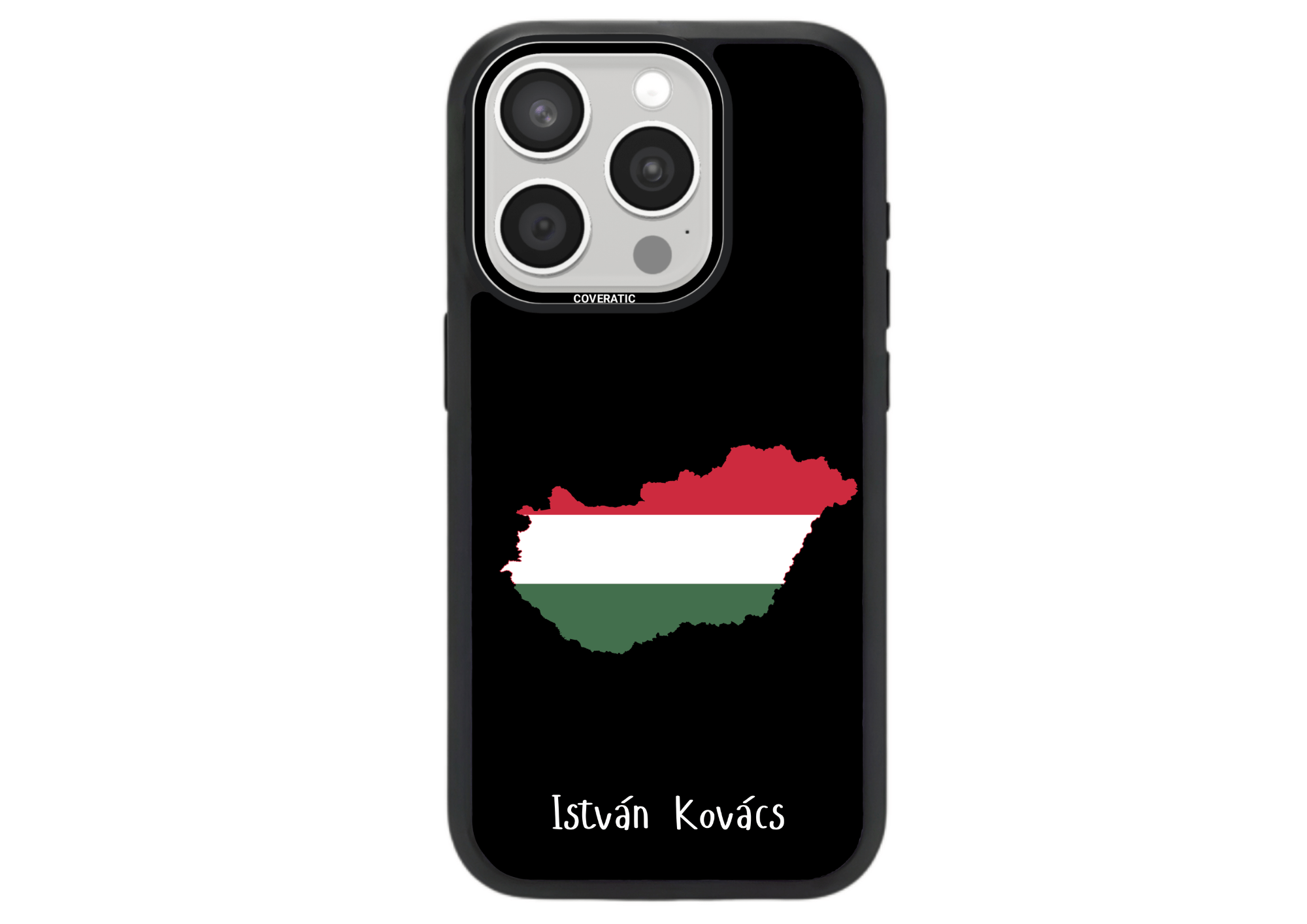 Personalisierte Handyhülle mit Land Flaggen Ungarn– Pro Shock - COVERATIC
