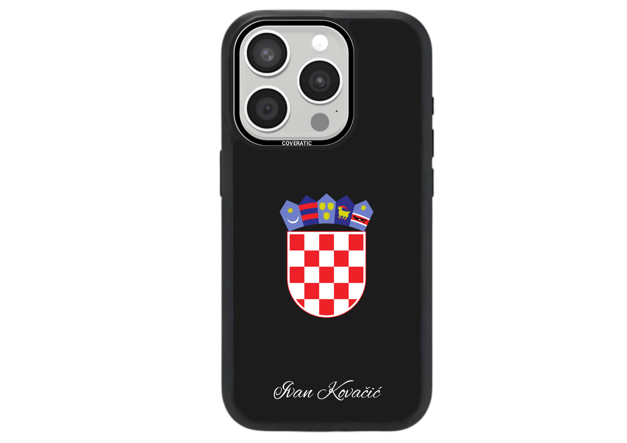Personalisierte Handyhülle mit Landeswappen Kroatien – Pro Shock - COVERATIC