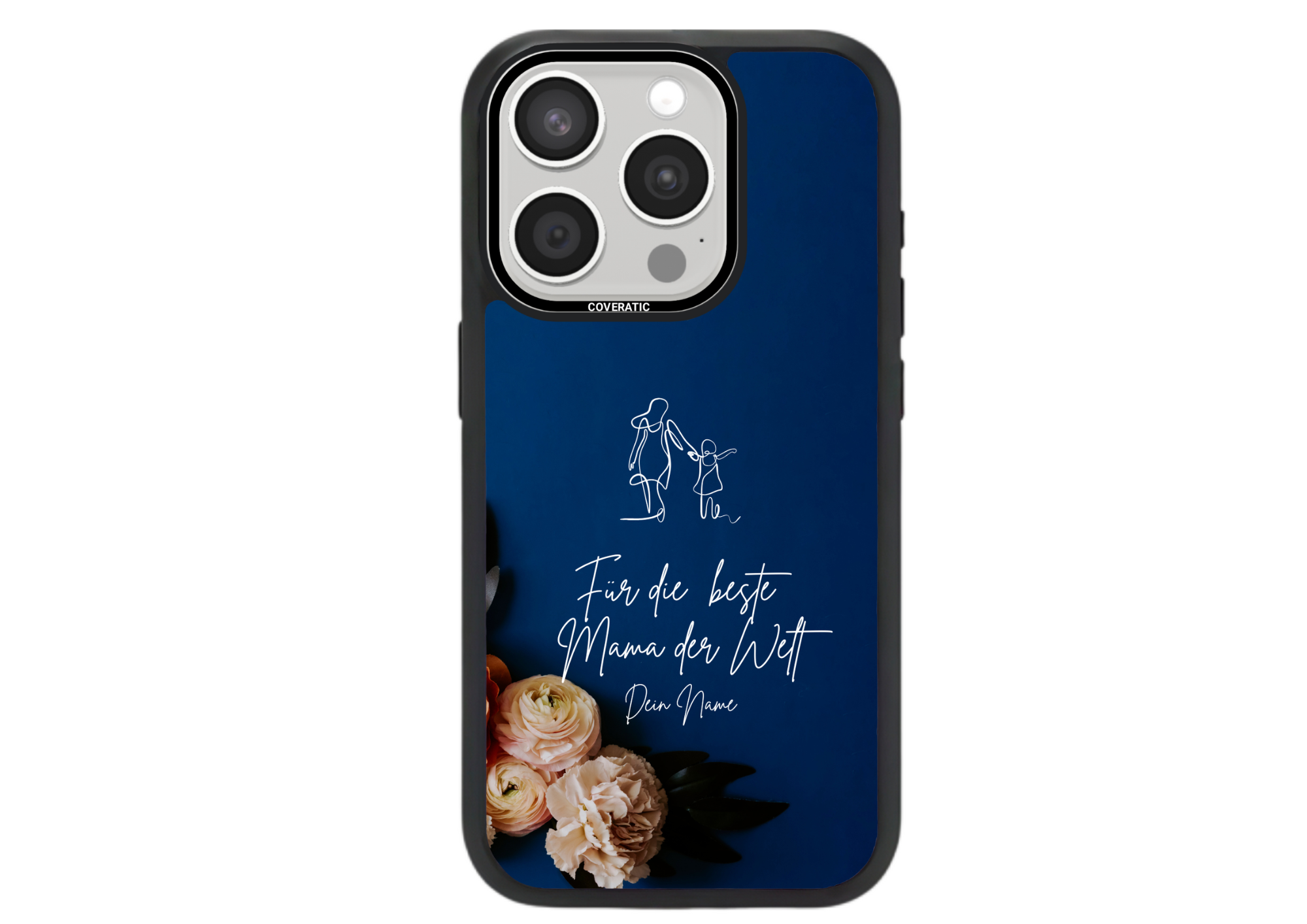 Personalisierte Handyhülle – Beste Mama 2 mit Name - Pro Shock