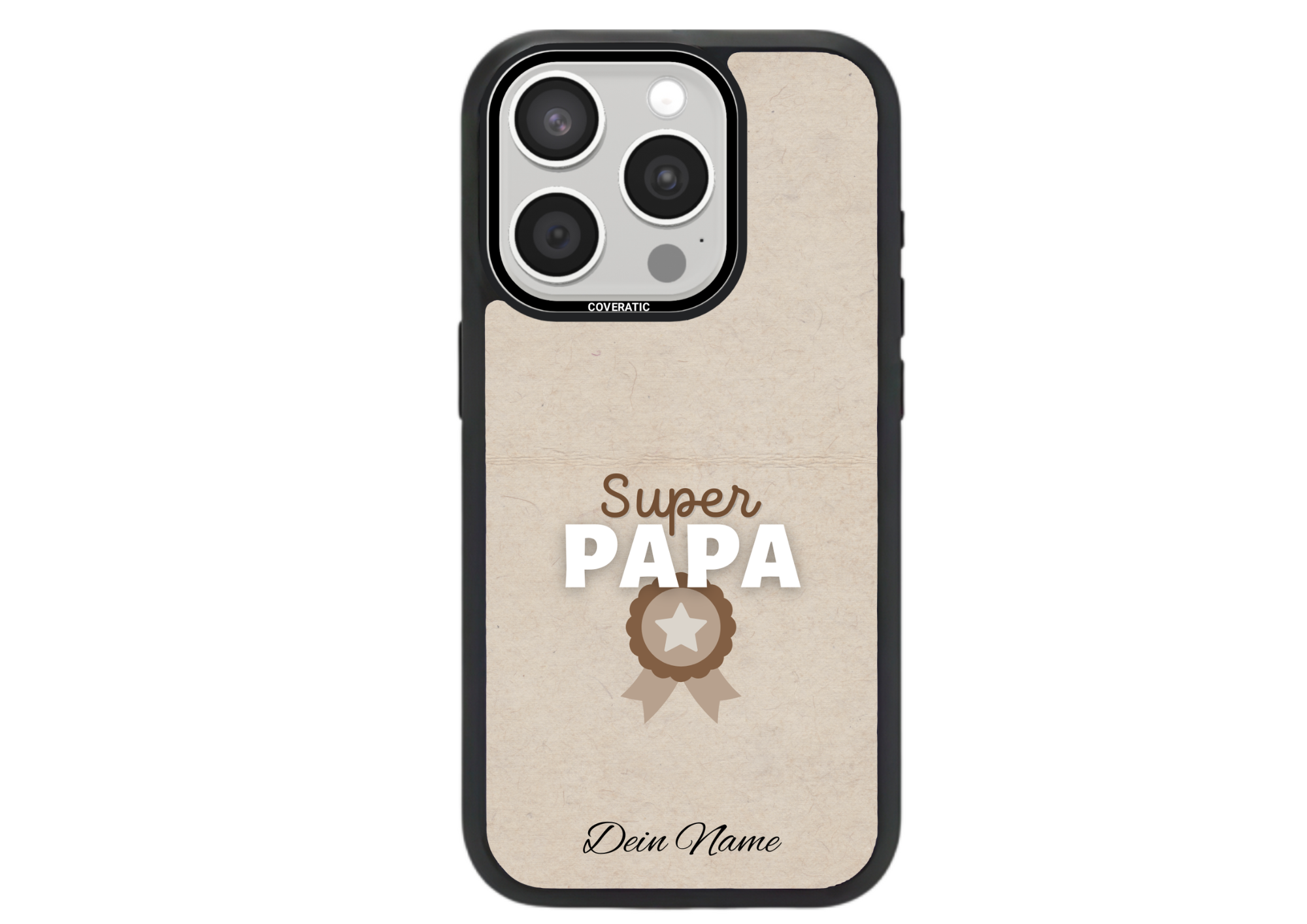 Personalisierte Handyhülle – Super Papa Name - Pro Shock