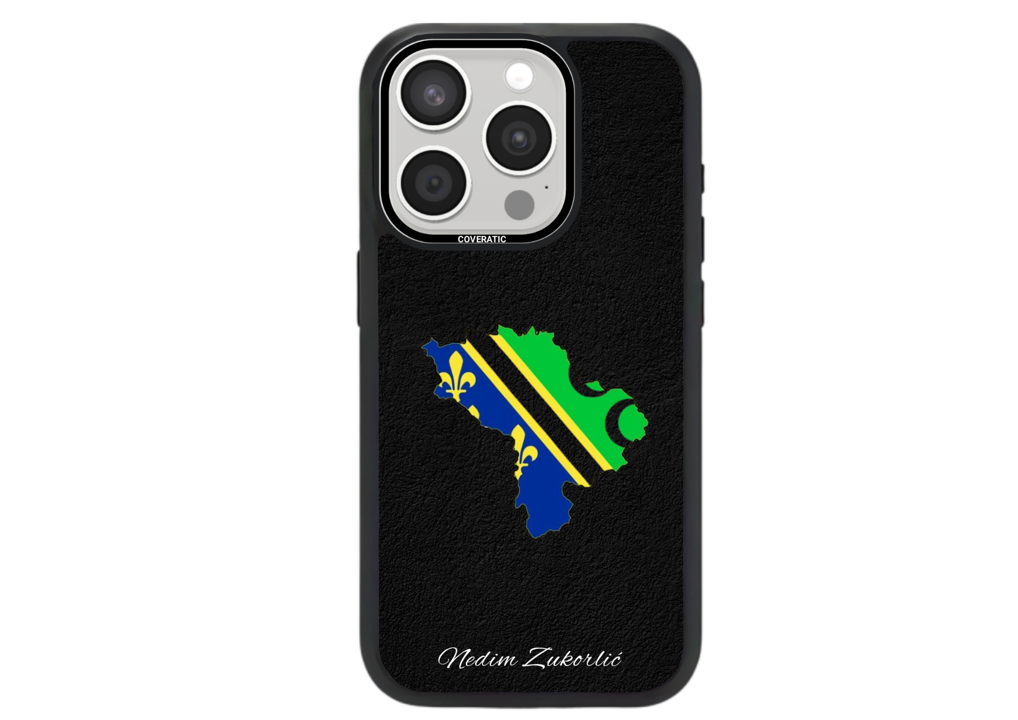 Personalisierte Handyhülle mit Land Flaggen Sandzak – Pro Shock