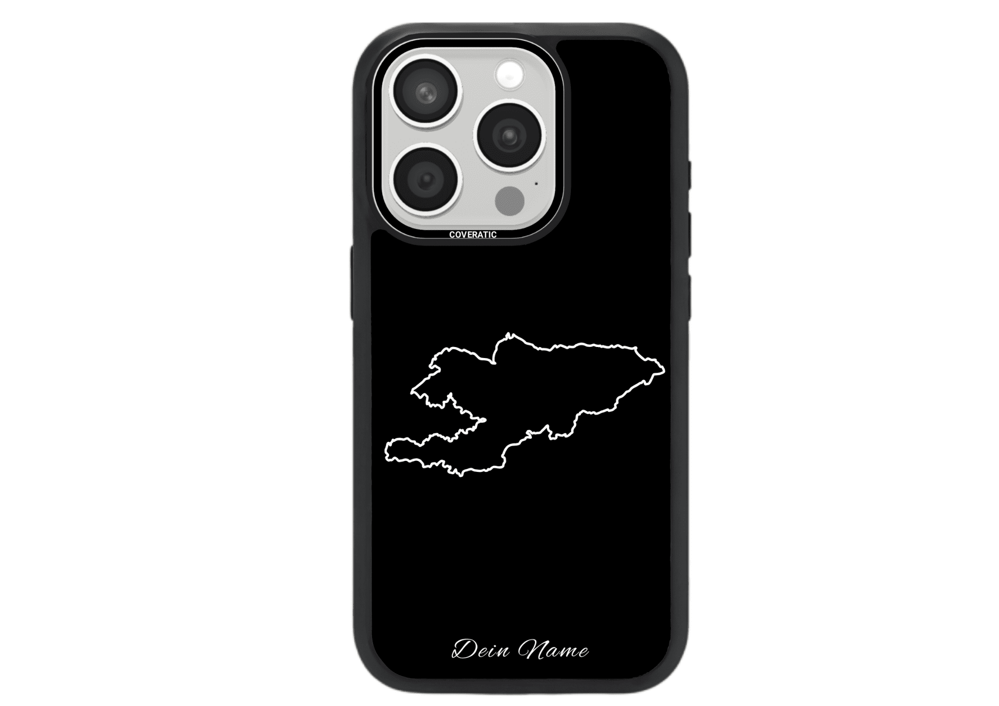 Handyhülle mit Landkarten Kirgisistan - Pro Shock - COVERATIC