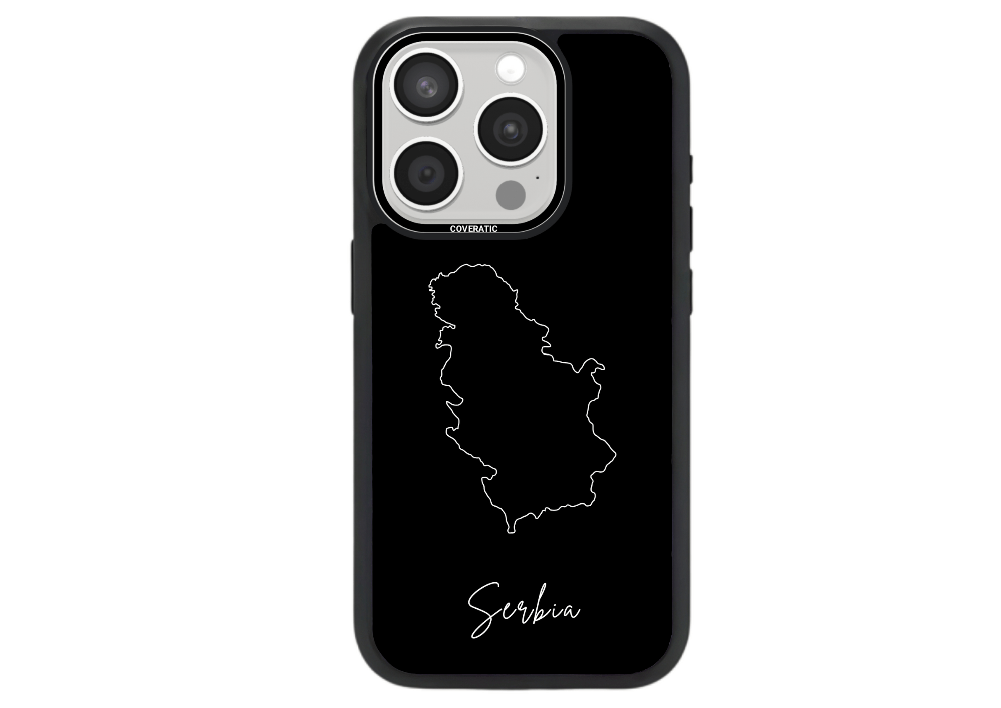 Handyhülle mit Landkarten Serbien - Pro Shock - COVERATIC