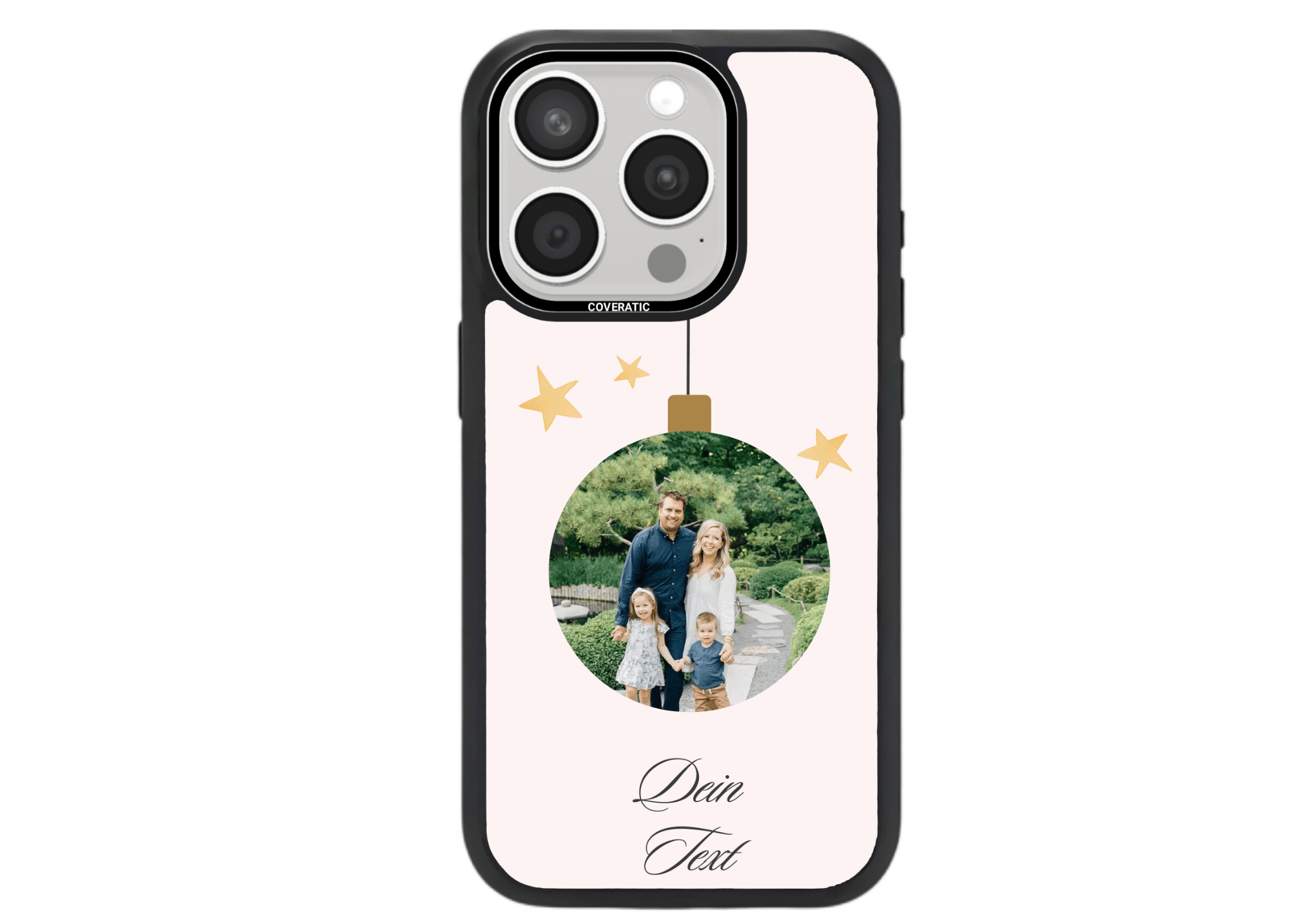 Personalisierte Handyhülle mit 1 Foto und Wunschtext – Pro Shock - COVERATIC