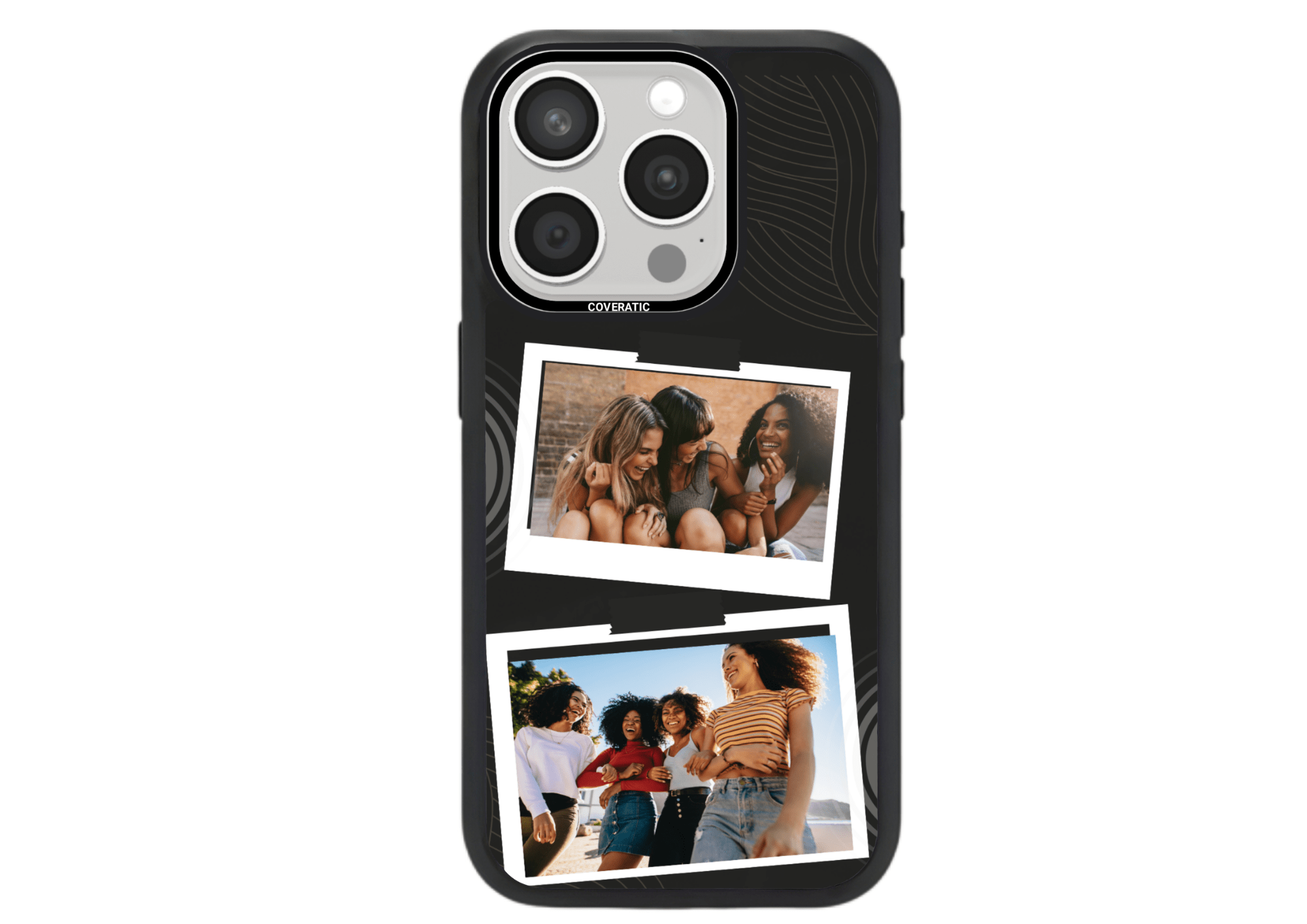Personalisierte Handyhülle mit 2 Fotos – Pro Shock - COVERATIC