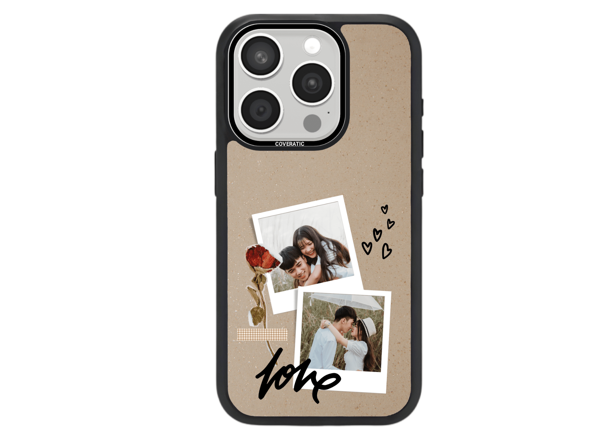 Personalisierte Handyhülle mit 2 Fotos – Pro Shock - COVERATIC
