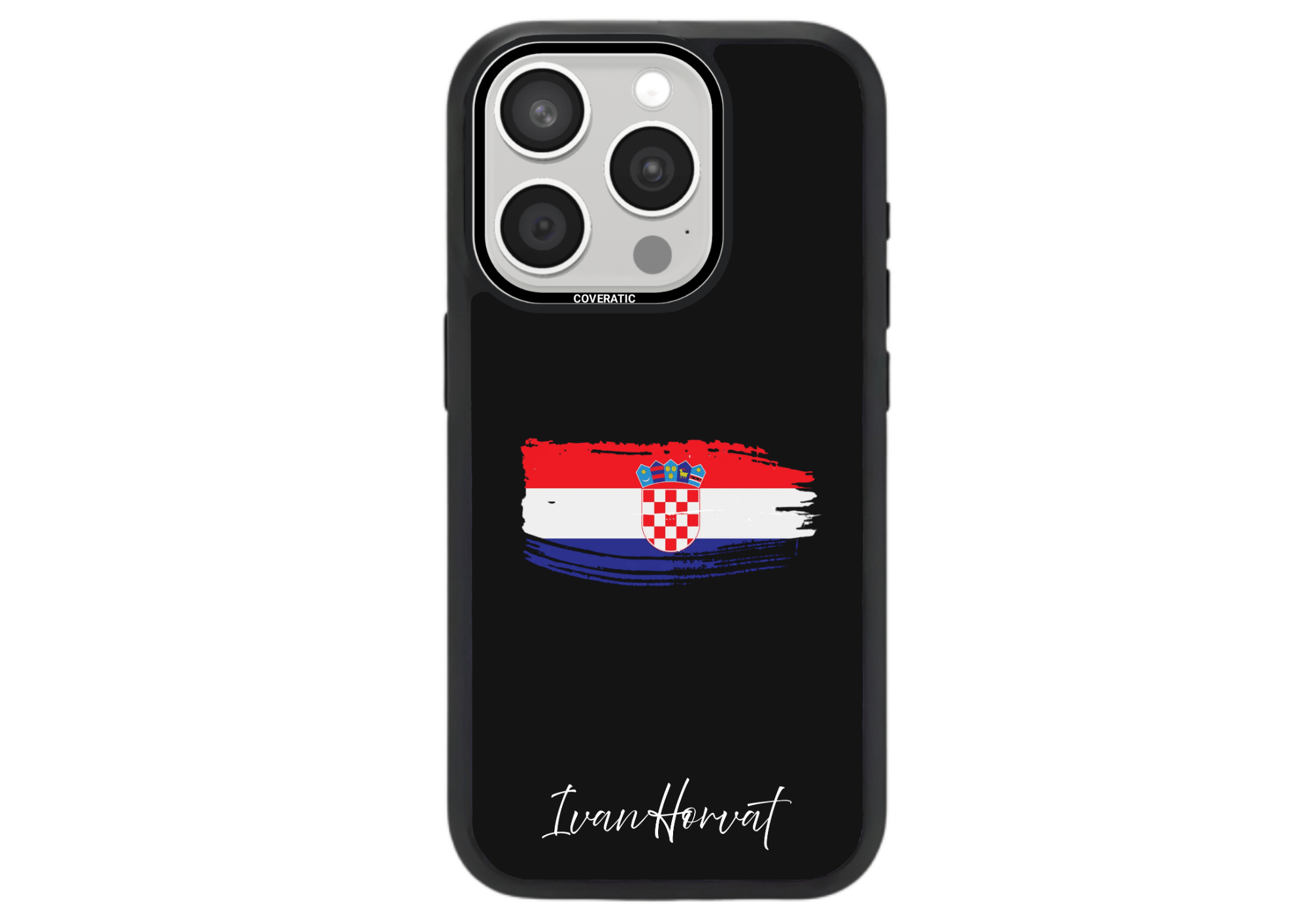 Personalisierte Handyhülle mit Flaggen Kroatien – Pro Shock - COVERATIC
