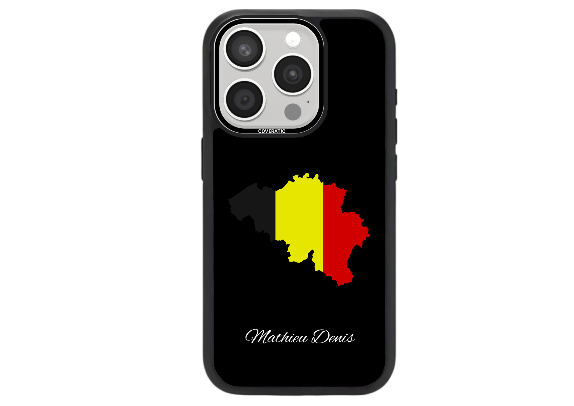 Personalisierte Handyhülle mit Land Flaggen Belgium – Pro Shock - COVERATIC