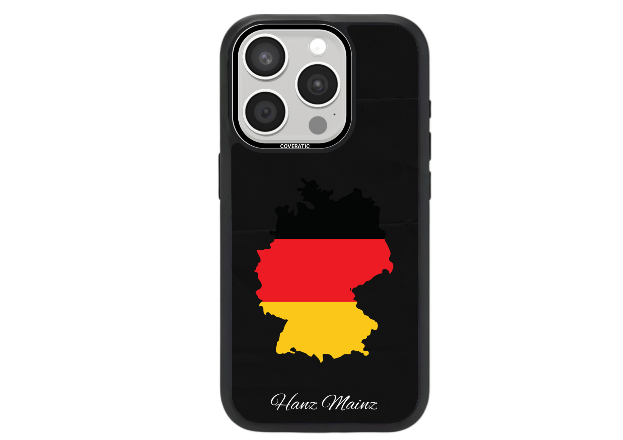 Personalisierte Handyhülle mit Land Flaggen Deutschland– Pro Shock - COVERATIC