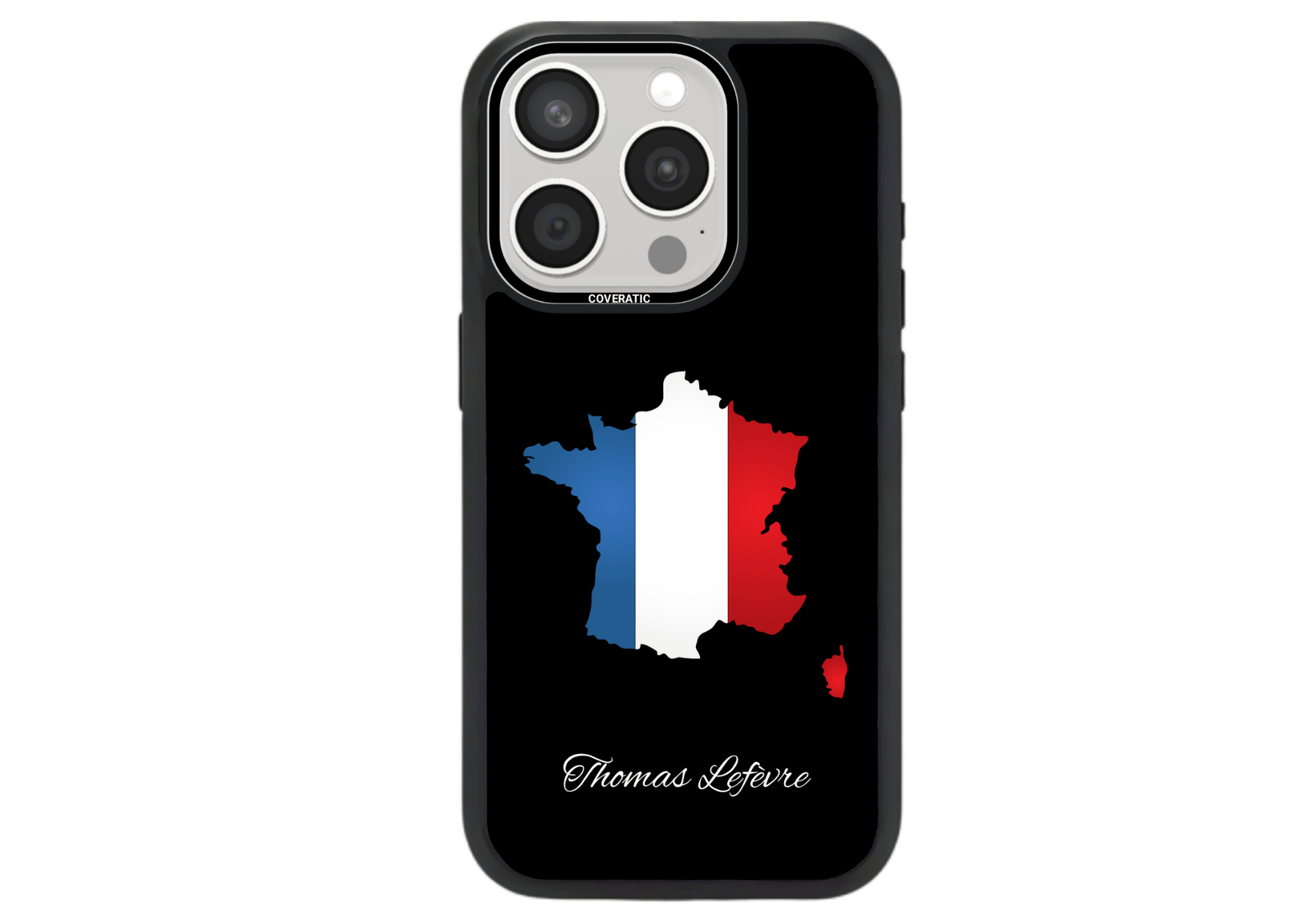 Personalisierte Handyhülle mit Land Flaggen France – Pro Shock - COVERATIC