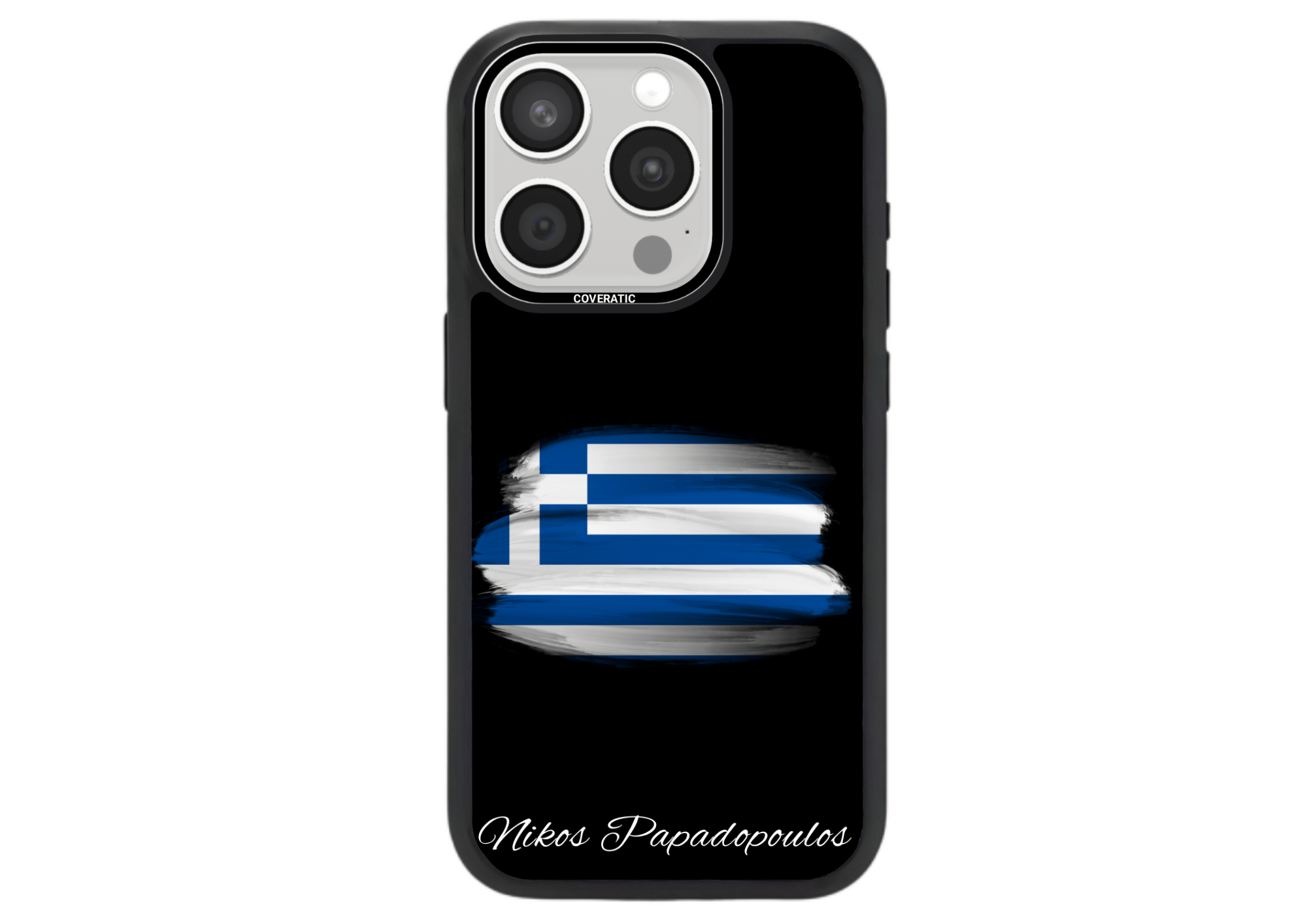 Personalisierte Handyhülle mit Land Flaggen Greece – Pro Shock - COVERATIC