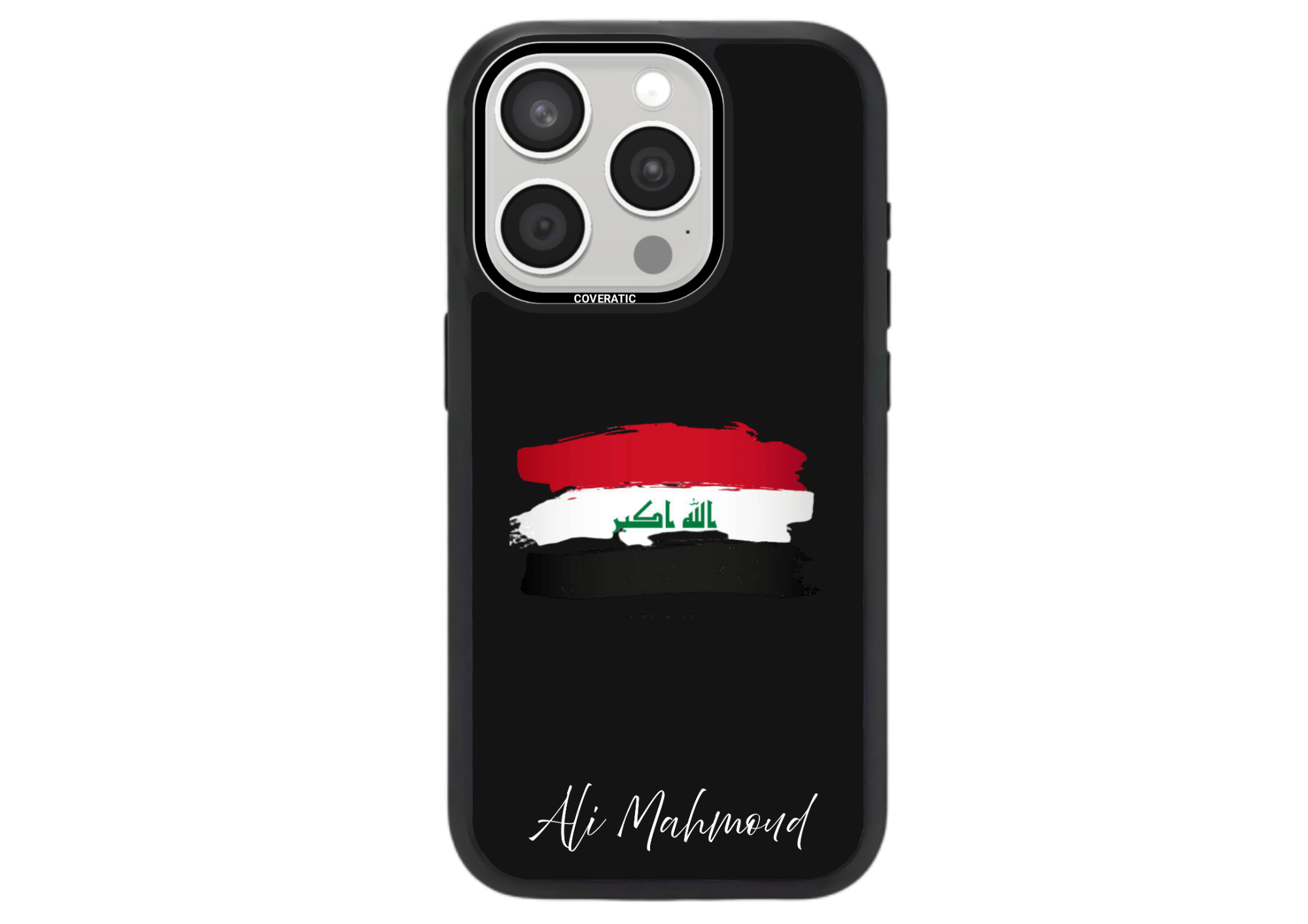 Personalisierte Handyhülle mit Land Flaggen Irak– Pro Shock - COVERATIC