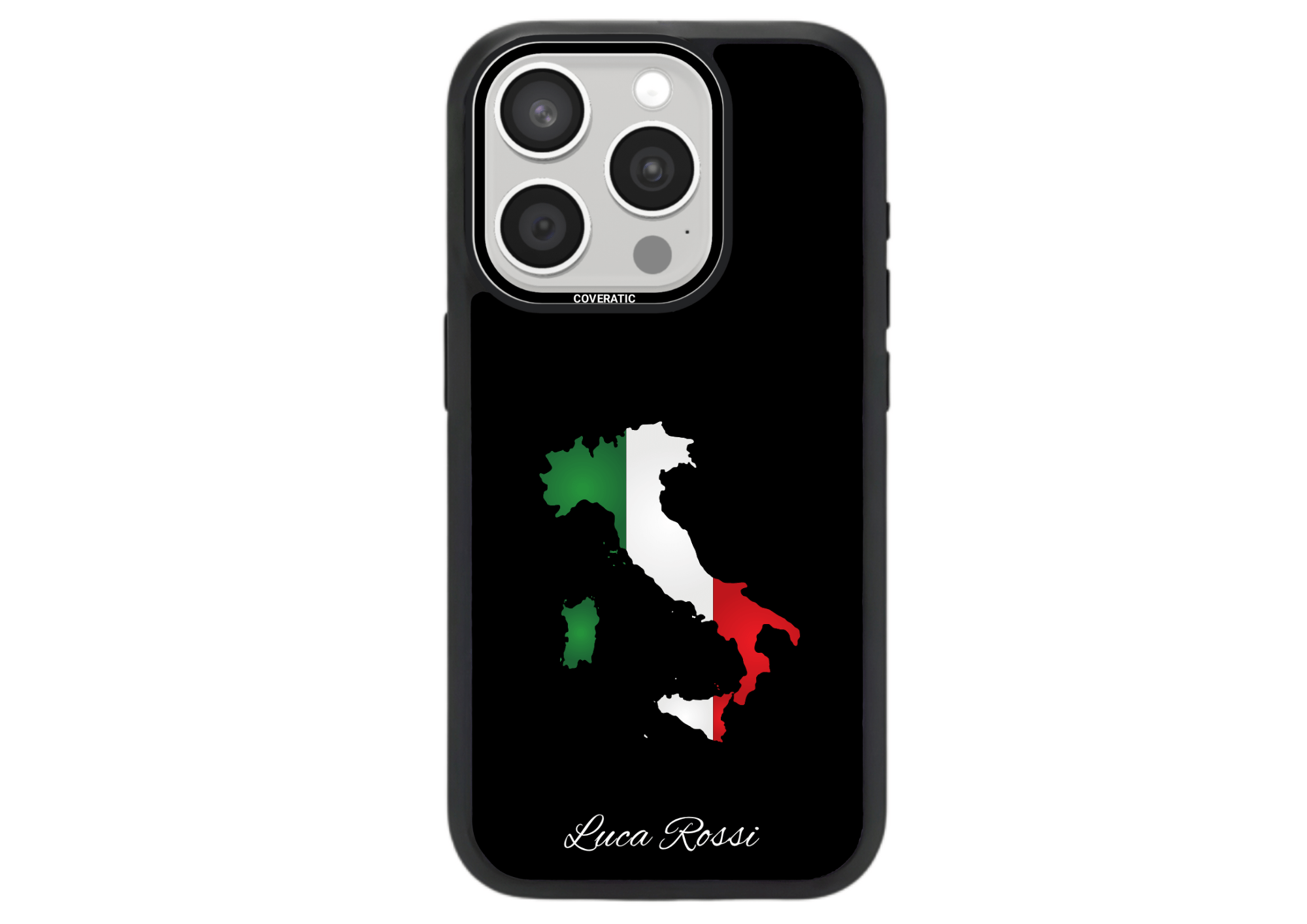 Personalisierte Handyhülle mit Land Flaggen Italy– Pro Shock - COVERATIC
