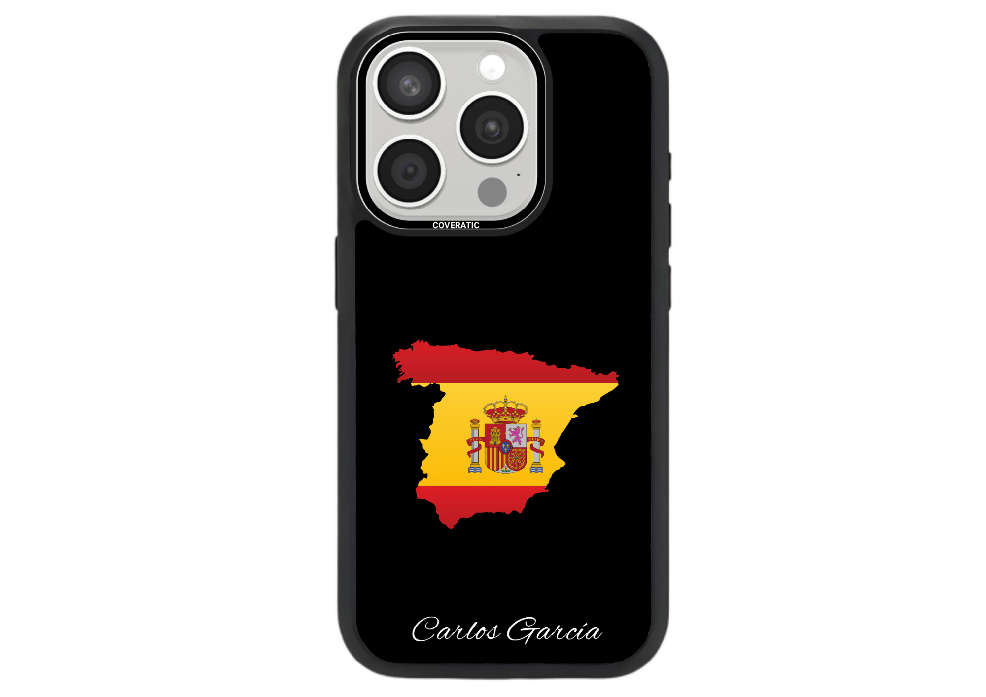 Personalisierte Handyhülle mit Land Flaggen Spain – Pro Shock - COVERATIC