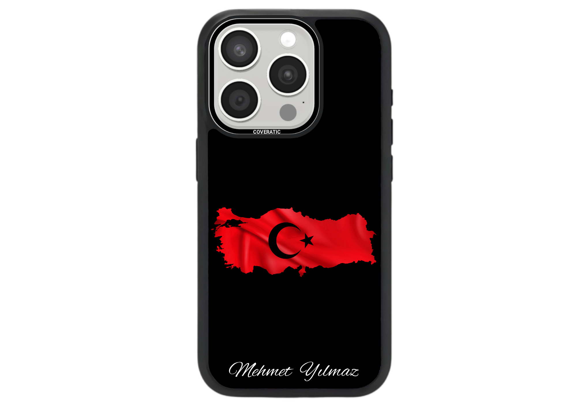 Personalisierte Handyhülle mit Land Flaggen Turkiye – Pro Shock - COVERATIC