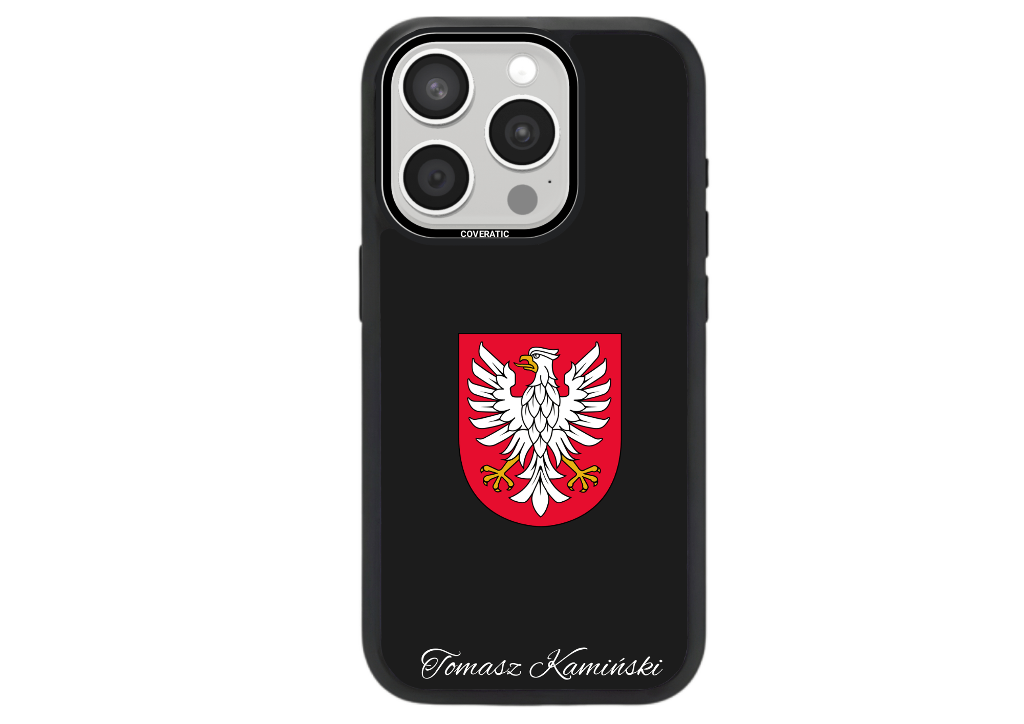 Personalisierte Handyhülle mit Landeswappen Poland– Pro Shock - COVERATIC