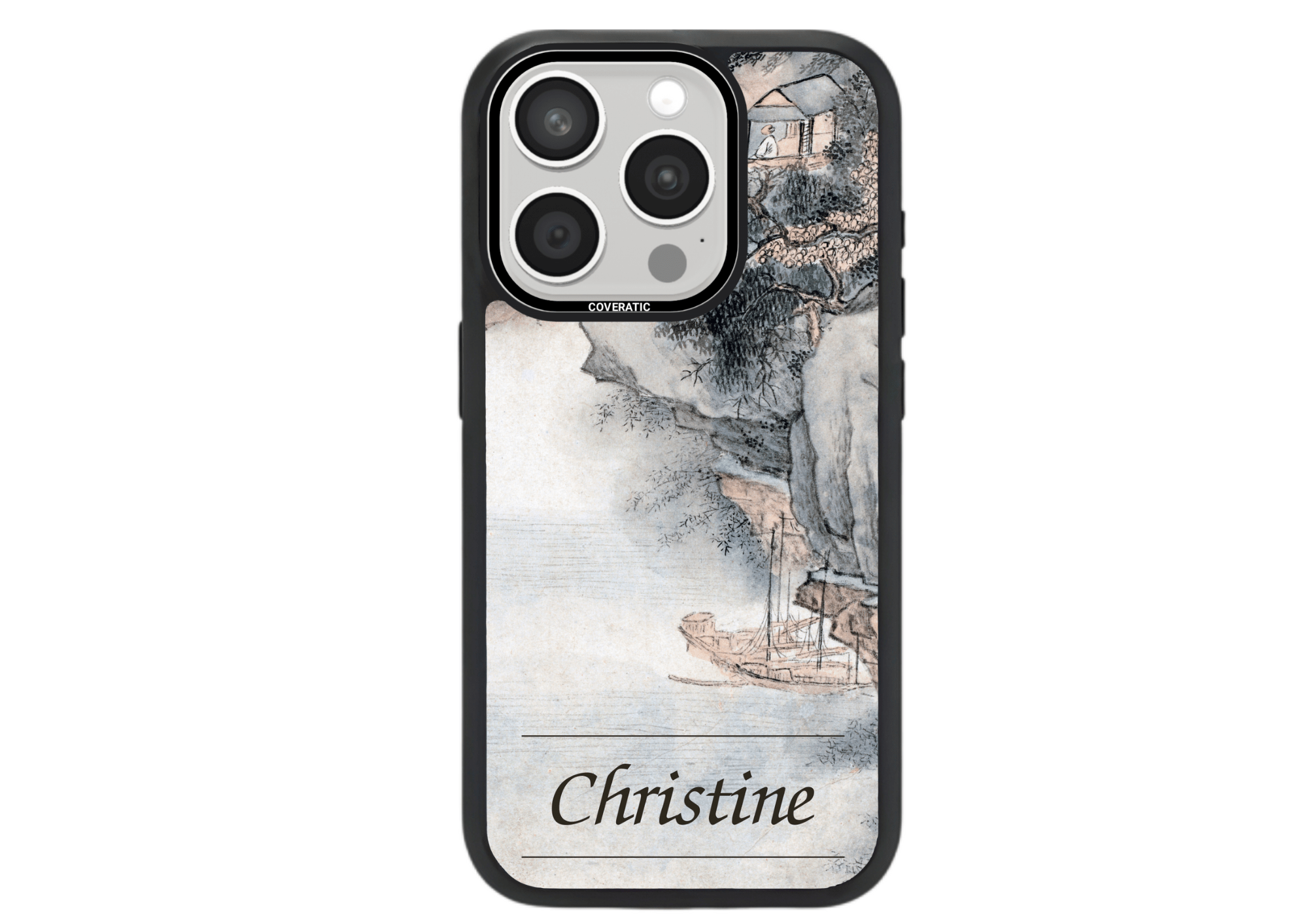 Personalisierte Handyhülle mit Name 2 - Pro Shock - COVERATIC