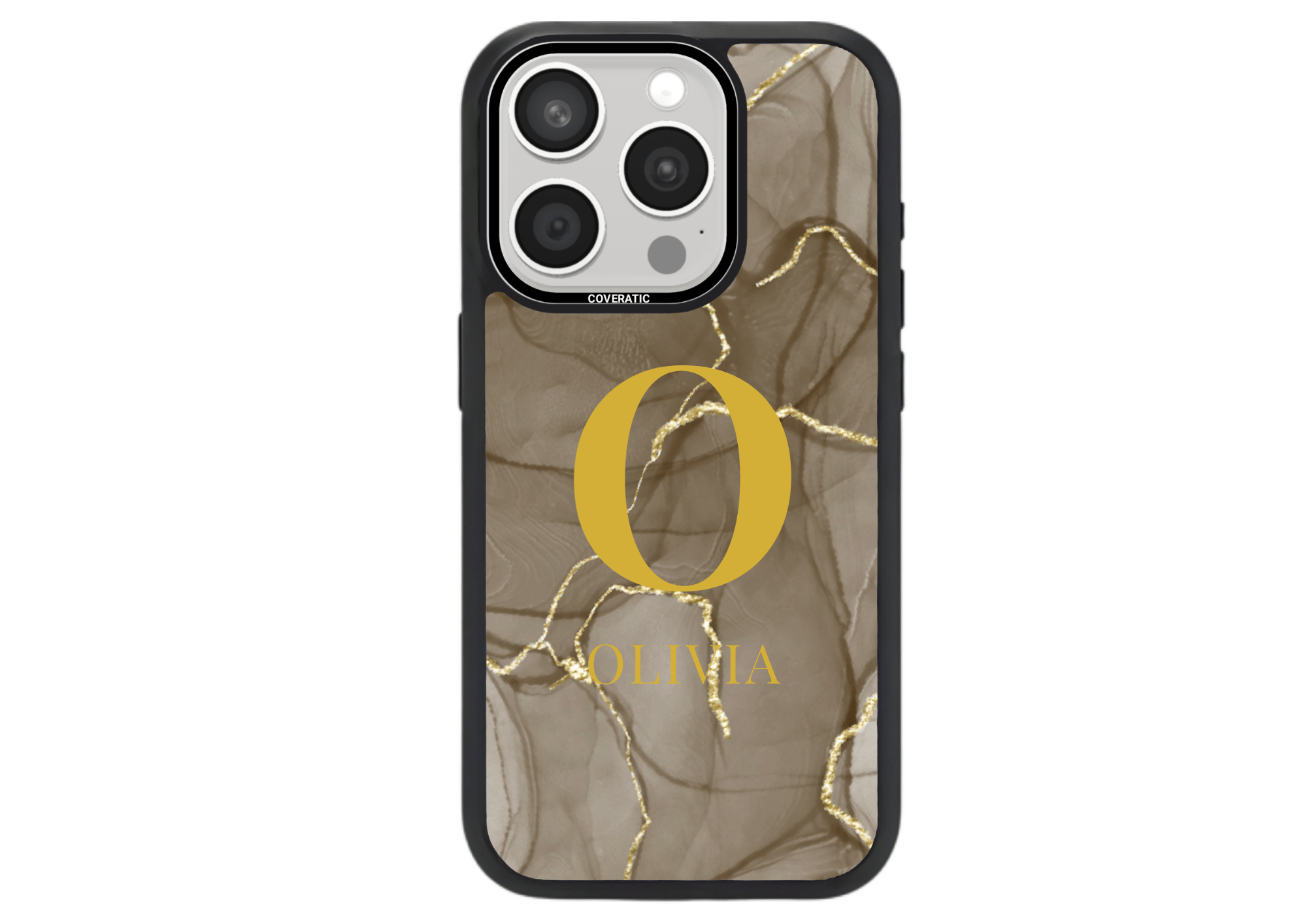 Personalisierte Handyhülle mit Name O - Pro Shock - COVERATIC