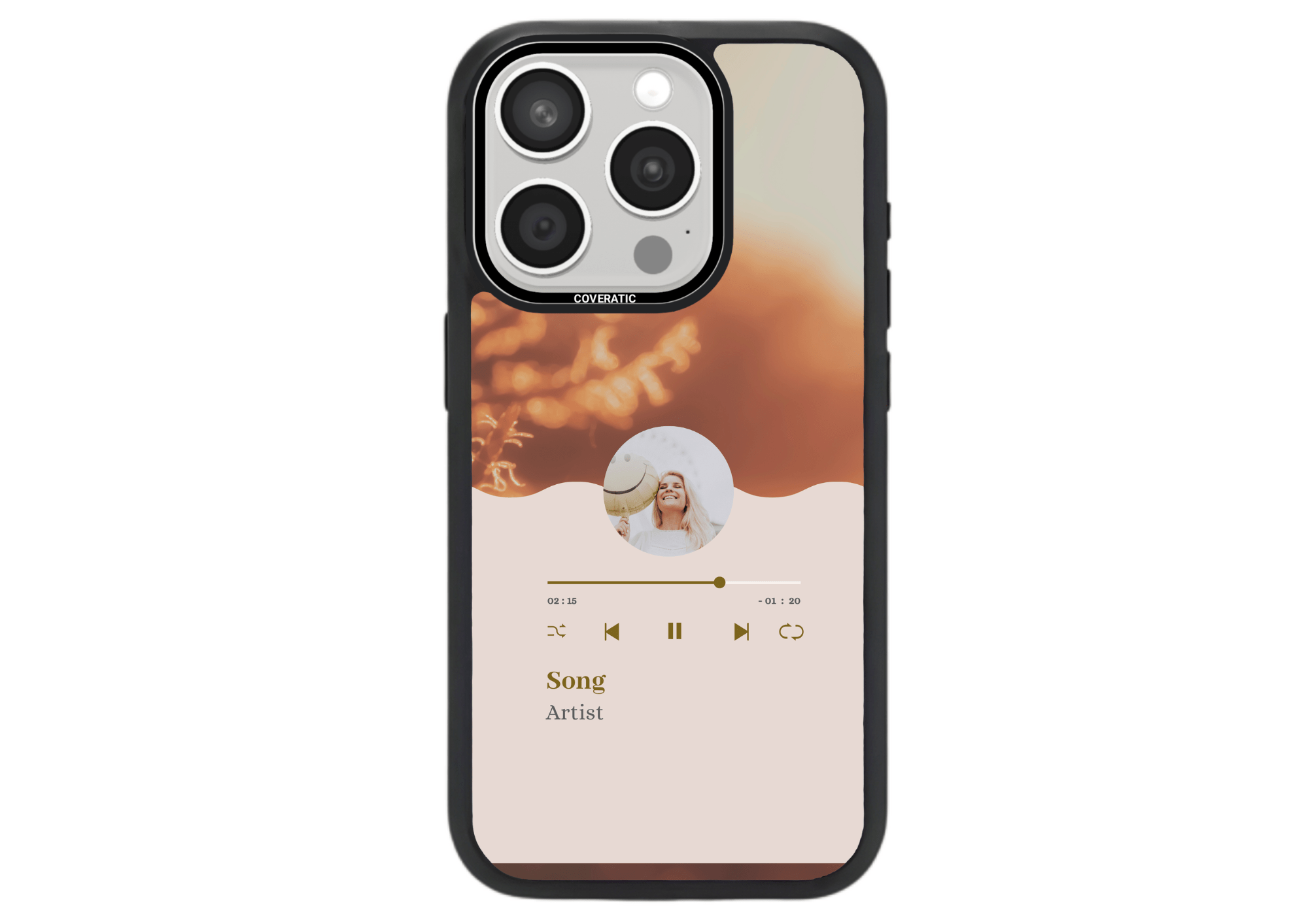 Personalisierte Handyhülle Spotify 3 – Pro Shock - COVERATIC