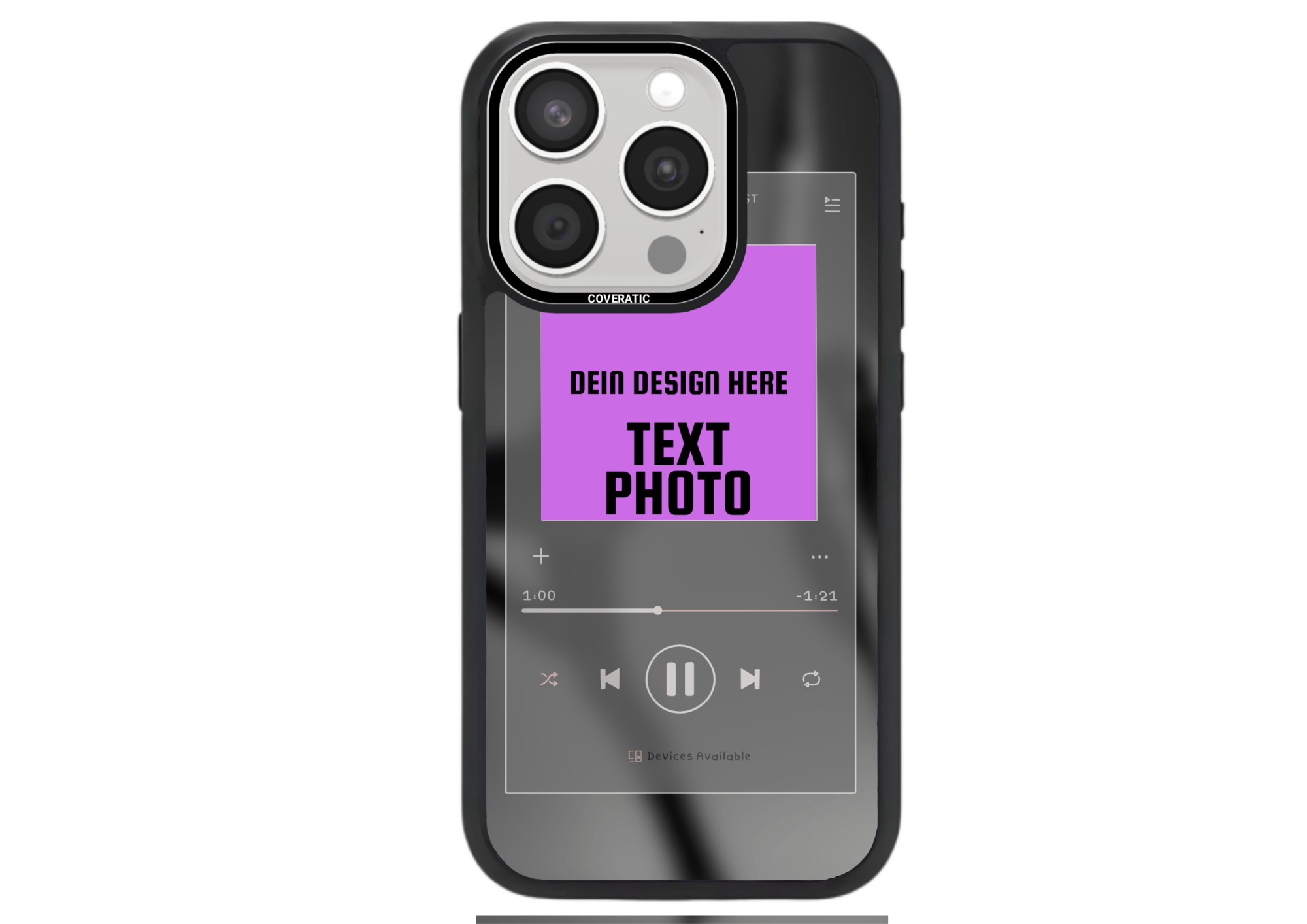 Personalisierte Handyhülle Spotify – Pro Shock - COVERATIC