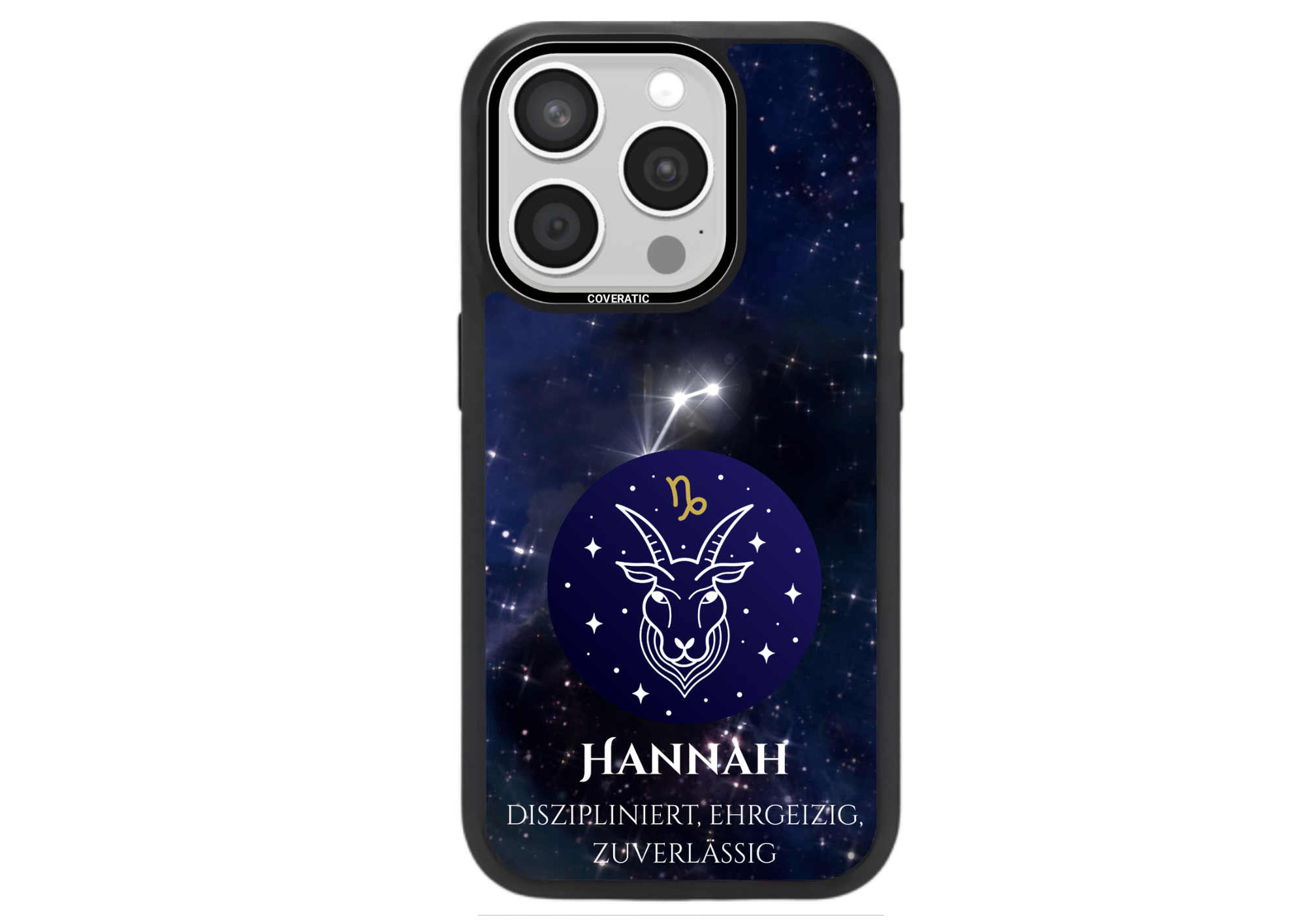 Personalisierte Handyhüllen mit Sternzeichen Steinbock - Pro Shock - COVERATIC