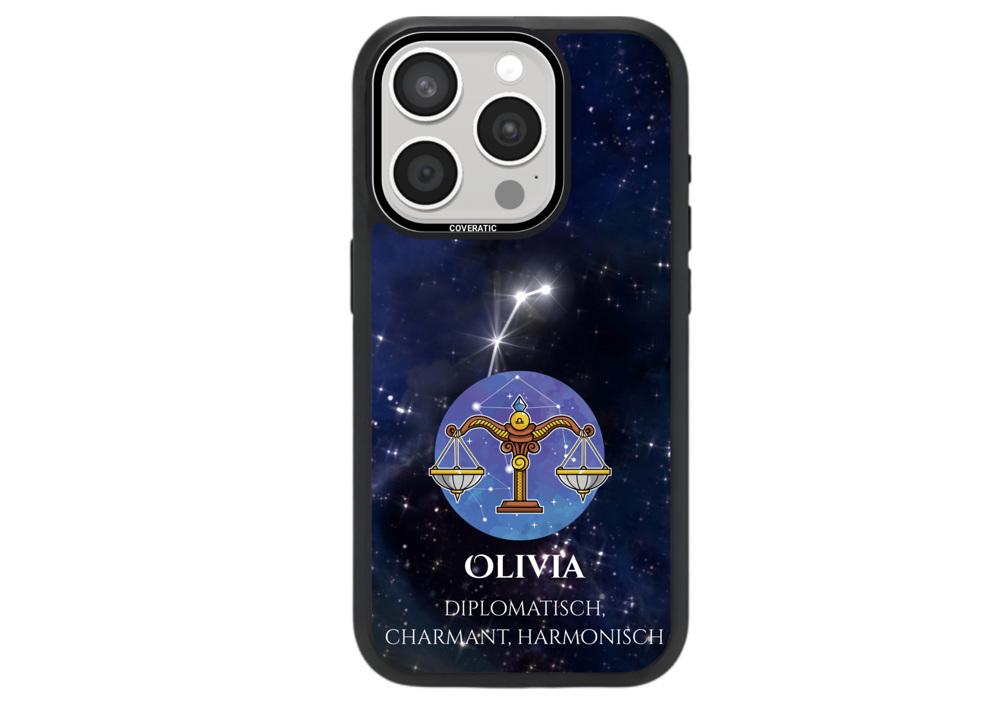 Personalisierte Handyhüllen mit Sternzeichen Waage - Pro Shock - COVERATIC
