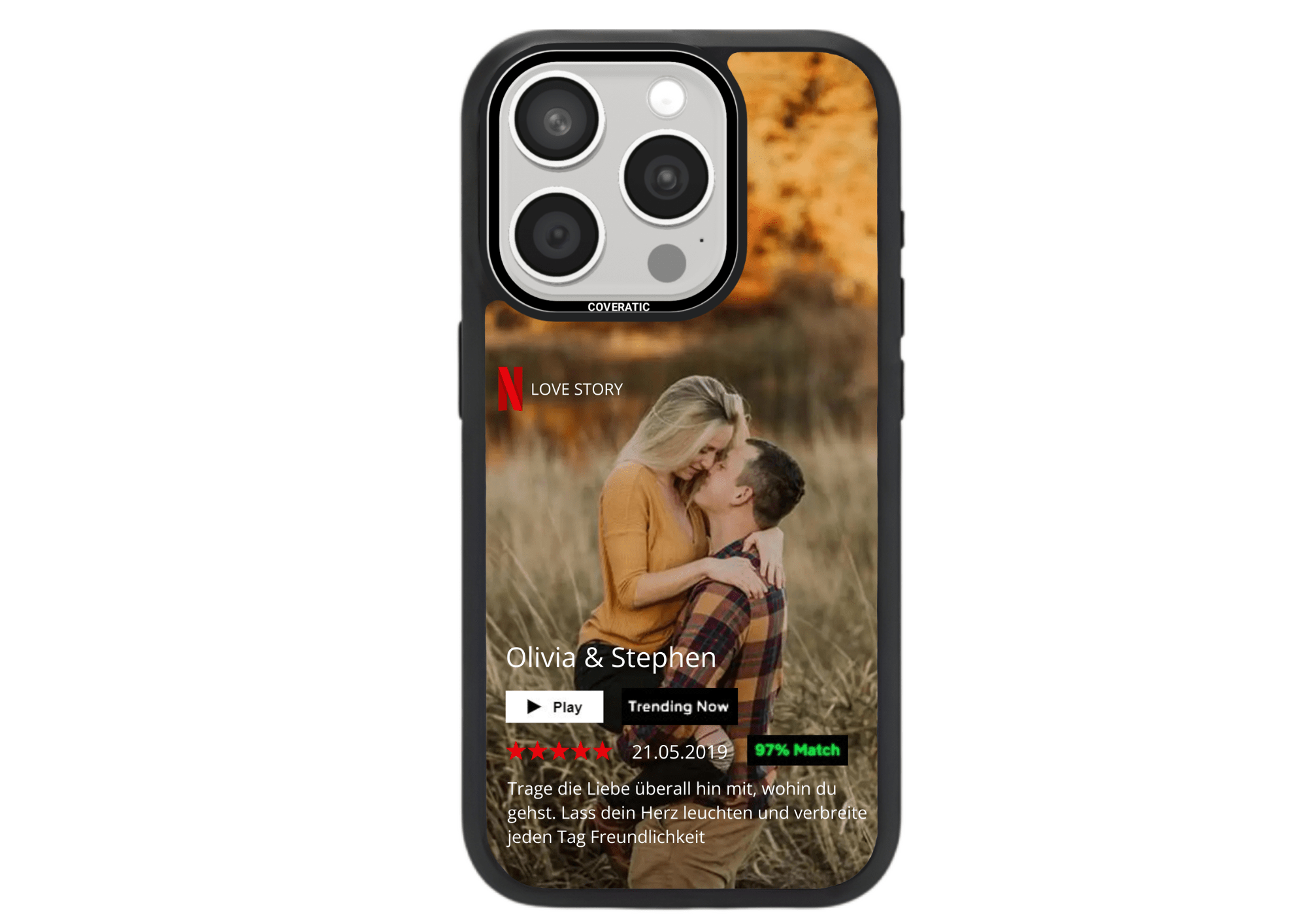 Personalisierte Hülle mit Netflix Design - Pro Shock - COVERATIC